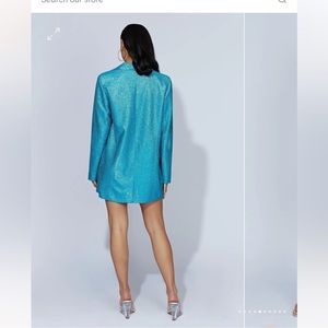 Becky Shimmer Oversized Blazer Dress